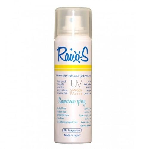 رايوس بخاخ واقي شمس 50spf بدون رائحة