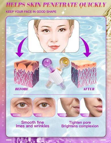 اداة تدليك الوجة بالبرودة ملونة