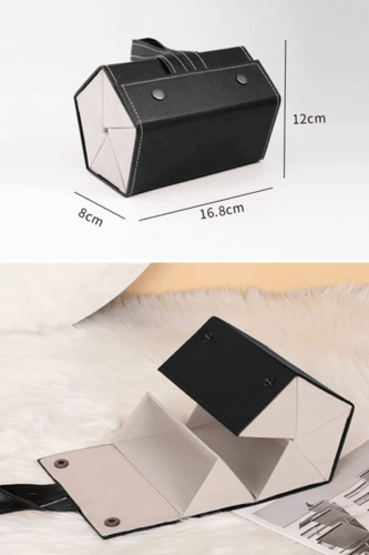 حافظة نظارات على شكل حقيبة