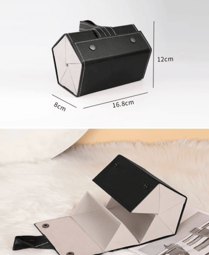 حافظة نظارات على شكل حقيبة