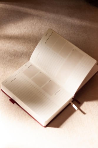 أجندة غير مؤرخة - غير حياتك للأفضل - أخضر