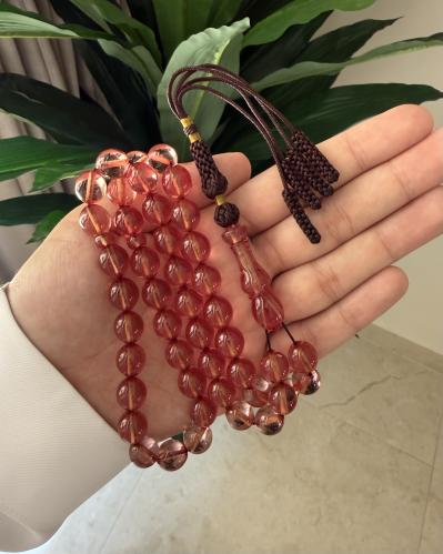 سبحة زعفراني بشكة تفصال