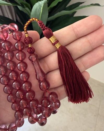 سبحة زعفراني بشكة تفصال