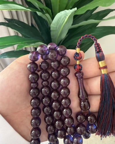 سبحة زعفراني بشكة تفصال