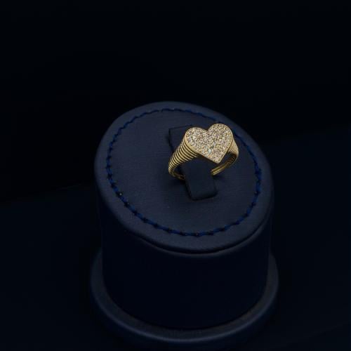 Golden Heart Ring