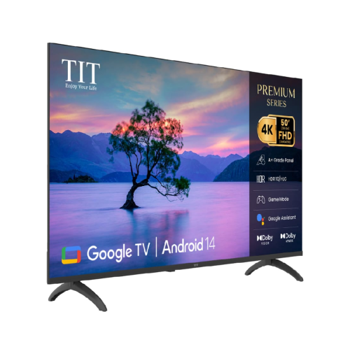 شاشة تي اي تي اندرويد 50 بوصة QLED 4K جوجل TV TI50...
