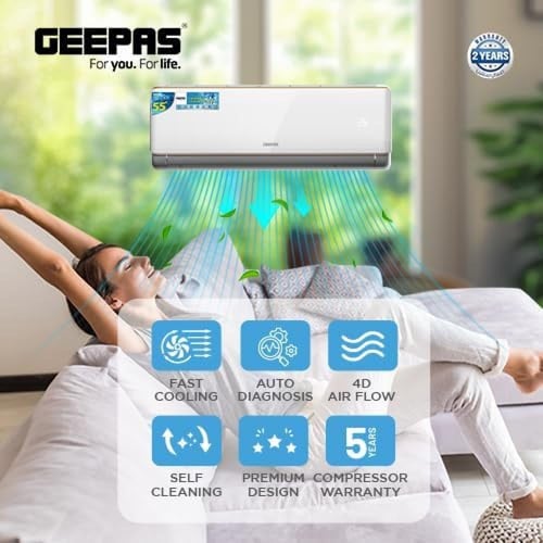 مكيف جيباس اسبلت بارد18 وحدة GACS1811KCA