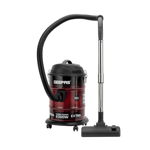 مكنسة كهربائية جيباس 21 لتر 2300 واط احمر