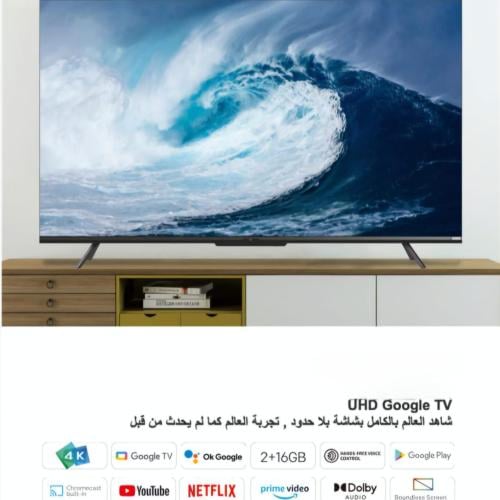 TIT شاشة 65 بوصة 4K سمارت google tv اندرويد 10TV-7...