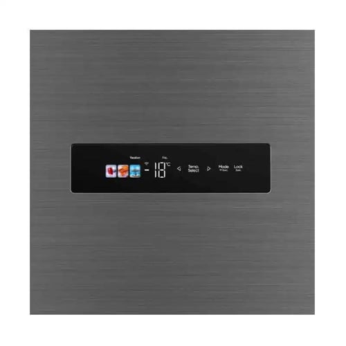 ثلاجة ميديا دولابي ، 20.1 قدم، شاشة ملونة، استيل -...