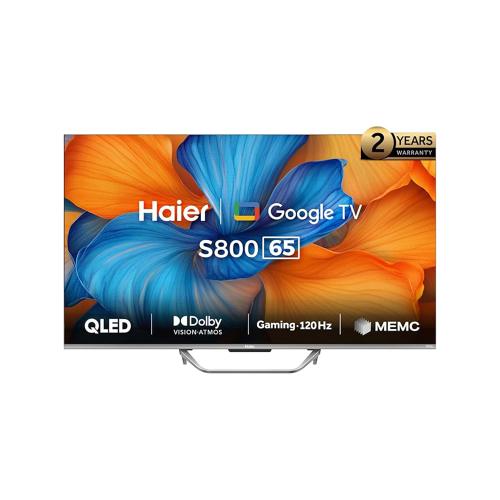 شاشة هاير 65 بوصة QLED سمارت GOOGLETV تردد H65S800...