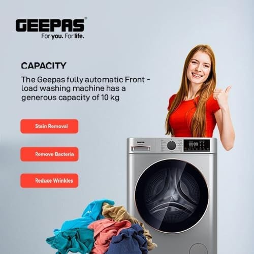 غسالة جيباس افتحة امامية - GWMF1041SRG