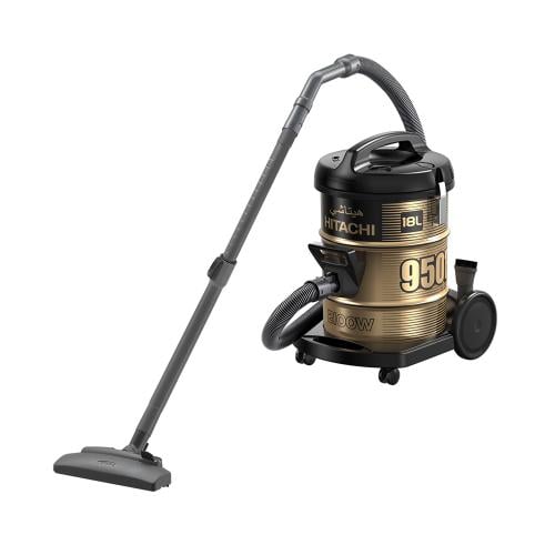 مكنسة هيتاشي برميل 18 لتر 2100 واط- اللون اسود - ص...