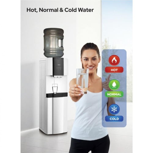 برادة مياه إمبكس 3 صنابير مع خزان تبريد وثلاجة أبي...