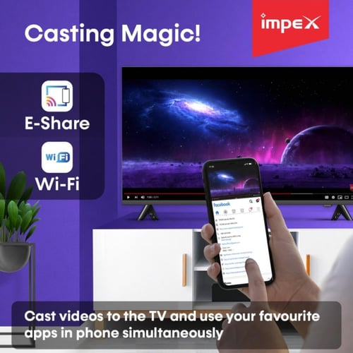 شاشة امبكس 60 بوصة سمارت 4K جلوريا GLORIA SERIES60