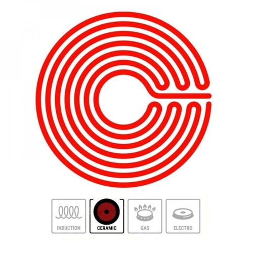 سطح ميديا كهرباء 4 عيون سيراميك 60 لمس اسود MCHF64...