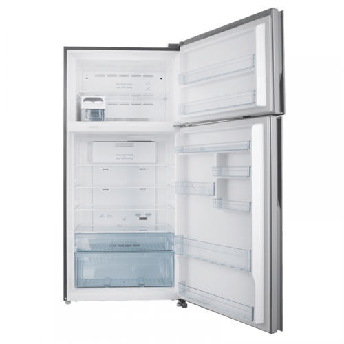 ثلاجة هيتاشي 19.4 قدم 550 لتر - اللون استيل - صناع...