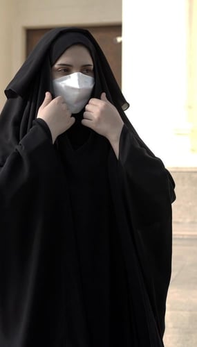 ‏ خمار قطري مع غطوه