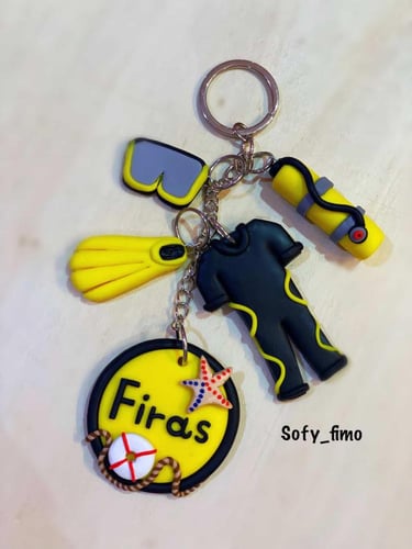 مدالية غواص باللون الأصفر