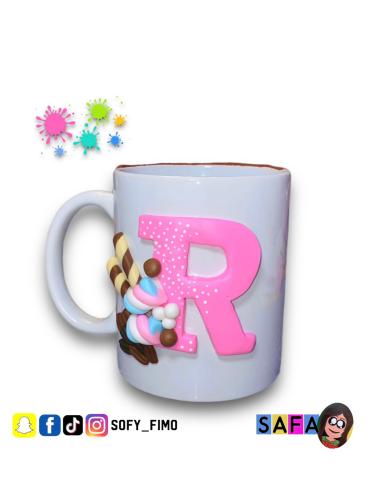 كوب حرف R