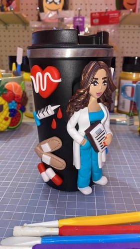 ممرضة كوب حافظ للحرارة تصميم حسب الطلب