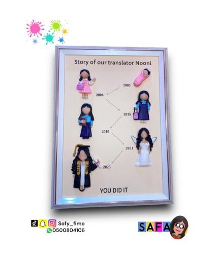 برواز تخرج مقاس A4 الطول 30 سم