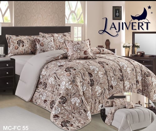 مفرش صيفي بوجهين متوفر مقاسين - حشوة وسط