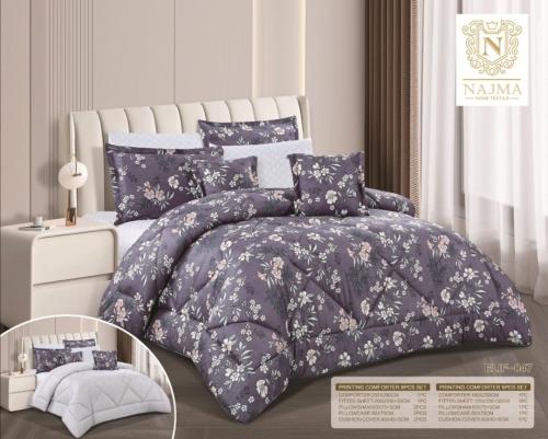 مفرش نجمه مقاسين مشجر وجهين