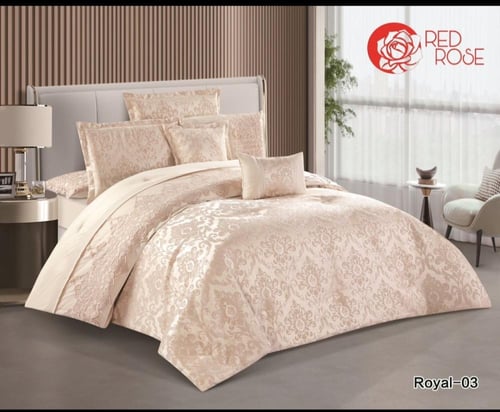 مفـرش عرايسي رويـال شانيـل جاكار ملكي