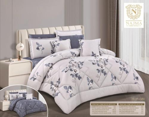 مفرش نجمه مقاسين مشجر وجهين