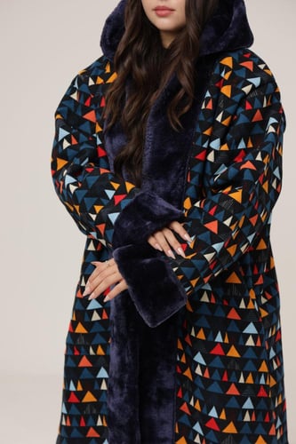 فروه نسائي قماش جوخ والداخل فرو ثقيل بنقشه مميزه