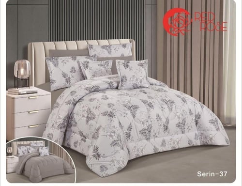 مفرش نجمه مقاسين مشجر وجهين