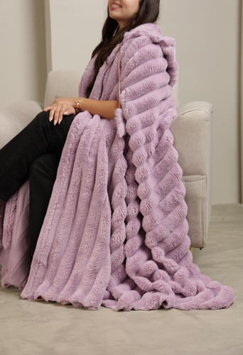 بشت نسائي مغربي فرو ناعم من الخارج