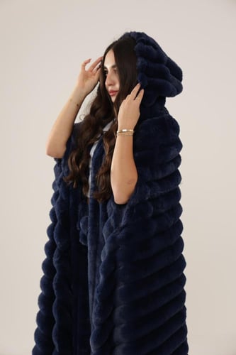 بشت نسائي مغربي فرو ناعم من الخارج