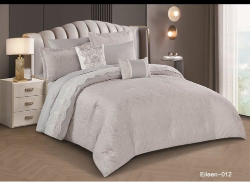 مفارش عرائسي نفرين 8 قطع حشو سميك راقي