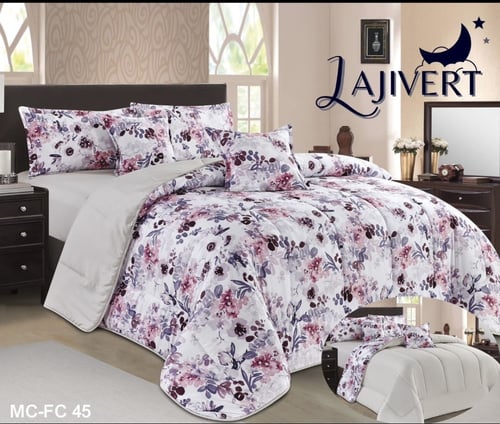 مفرش صيفي بوجهين متوفر مقاسين - حشوة وسط