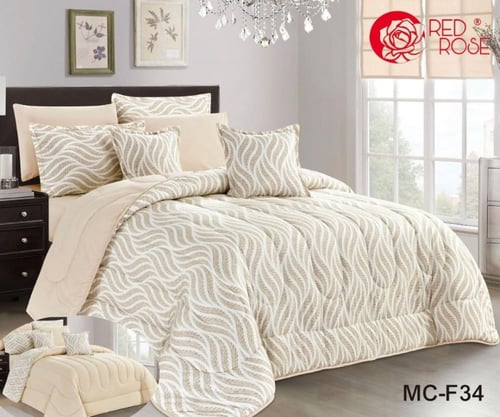 مفرش نفرين مكروفايبر وجهين ب8 قطع