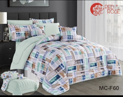 مفرش صيفي مقاسين ذو وجهين خامة مكروفايبر