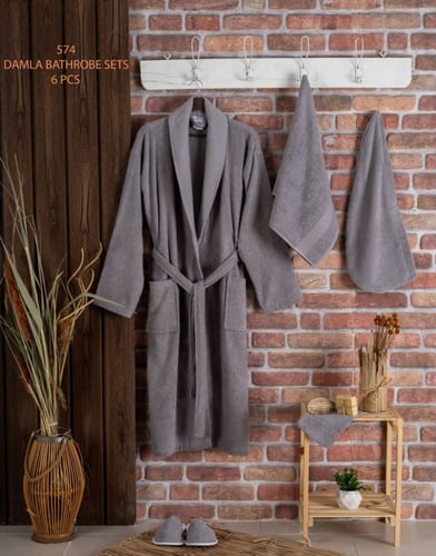 روب استحمامensoft قطن فاخر تركي 6 قطع