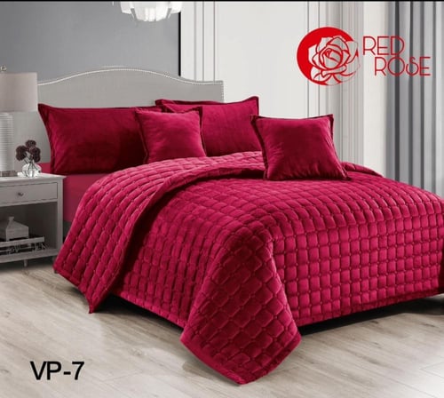 مفرش مون مخمل ناعم شتوي ومضغوط - من متجر مفارش اسا...