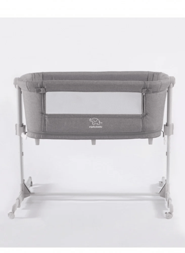 سرير نكست مهد الطفل ملاصق لسرير الأم - رمادي غامق