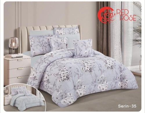 مفرش نجمه مقاسين مشجر وجهين