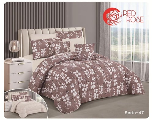 مفرش نجمه مقاسين مشجر وجهين