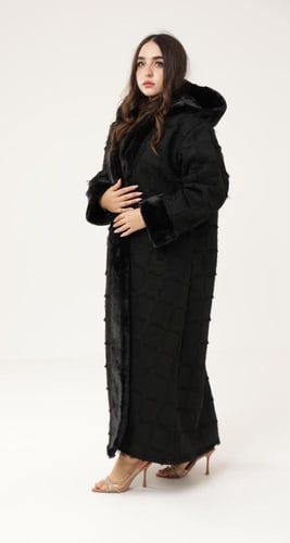 فروه نسائي قماش جوخ بنقشه مميزه