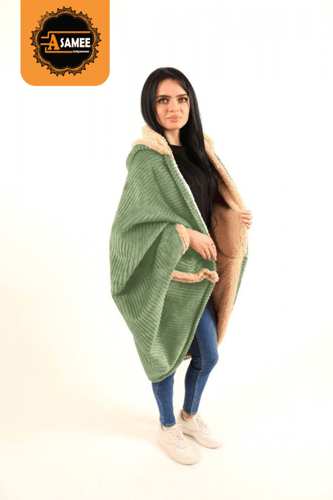 شال فرو ناعم مقلم