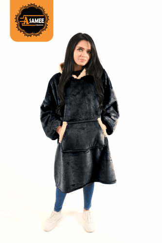 جاكيت بلوفر فرو شتوي فري سايز