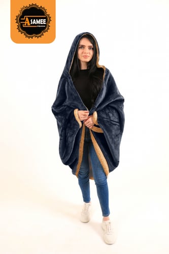 شال فرو ناعم سادة للجنسين