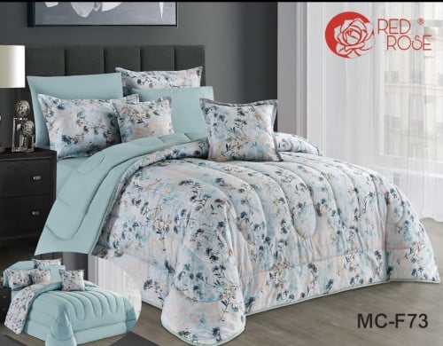 مفرش نفرين مكروفايبر وجهين ب8 قطع