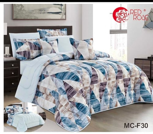 مفرش صيفي مقاسين ذو وجهين خامة مكروفايبر