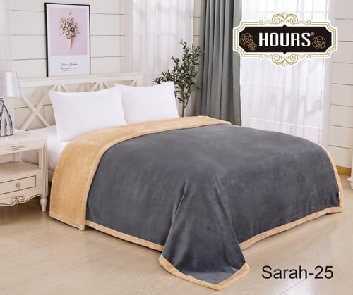 بطانية وجه مخمل ووجه فرو ناعم